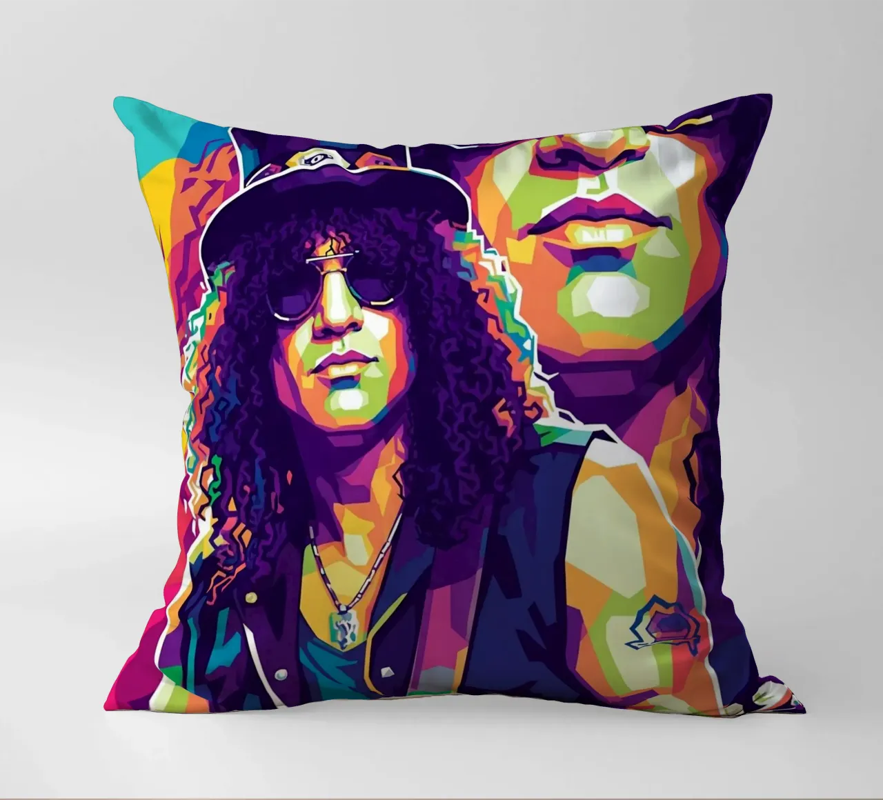 Slash - WPAP art style (1) cuscino da Hantamrata