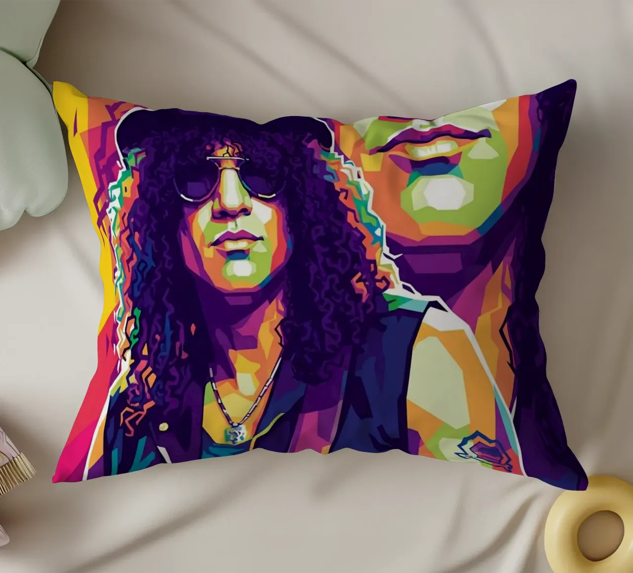 Slash - WPAP art style (1) cuscino da Hantamrata