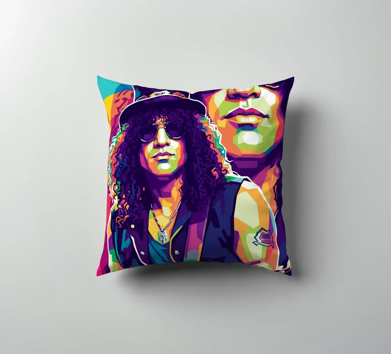 Slash - WPAP art style (1) cuscino da Hantamrata