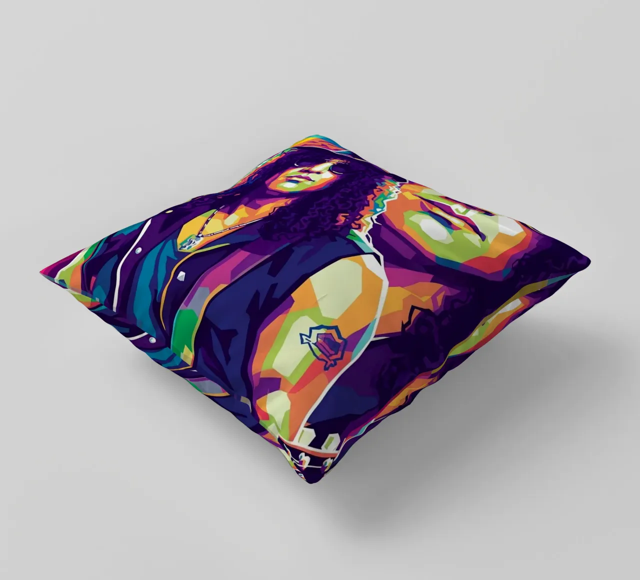 Slash - WPAP art style (1) cuscino da Hantamrata