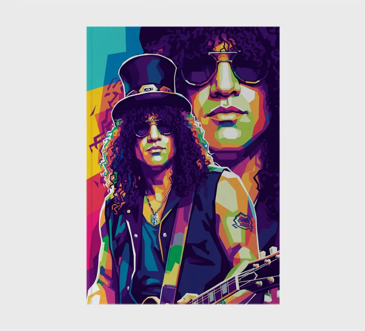 Slash - WPAP art style (1) notebook by Hantamrata