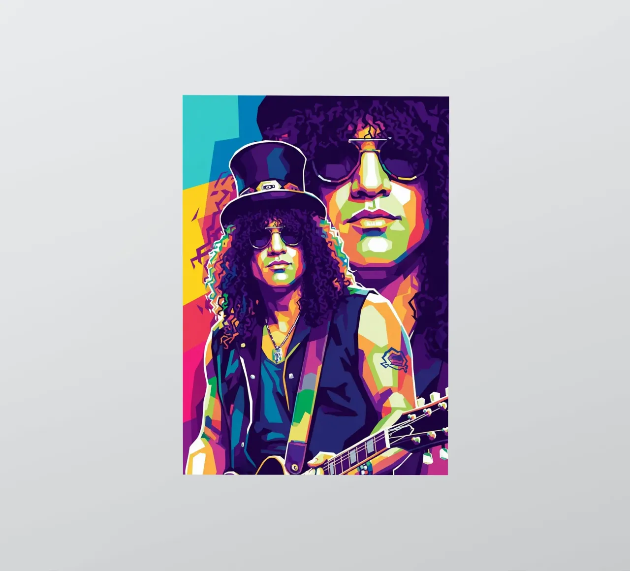 Slash - WPAP art style (1) pegatina de Hantamrata