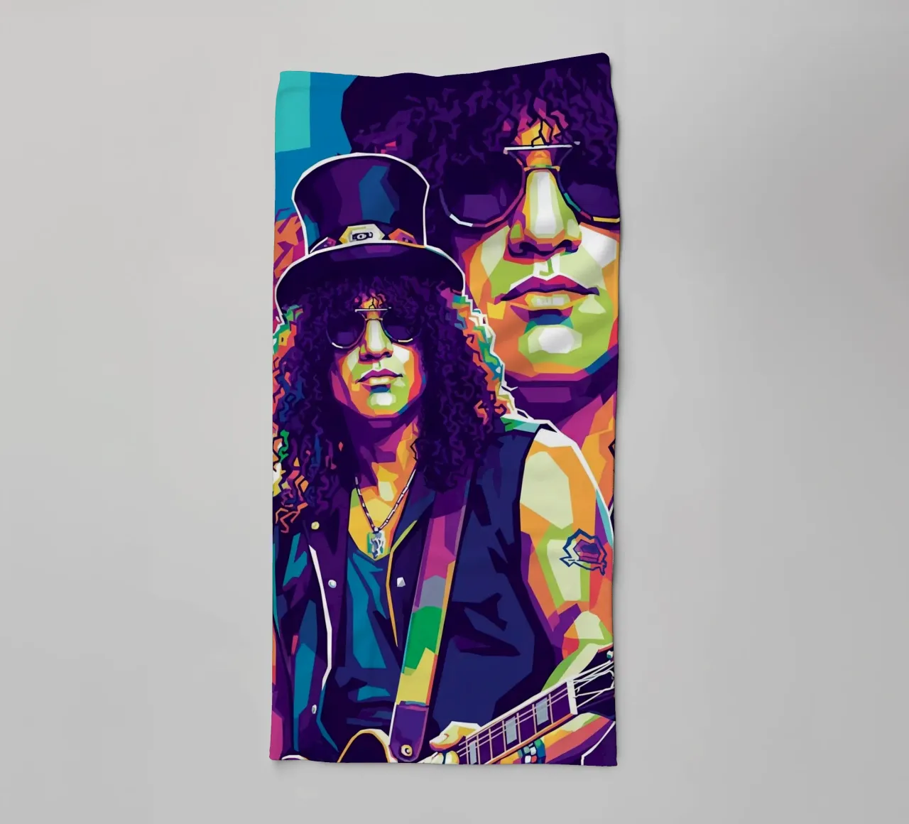 Slash - WPAP art style (1) towel by Hantamrata