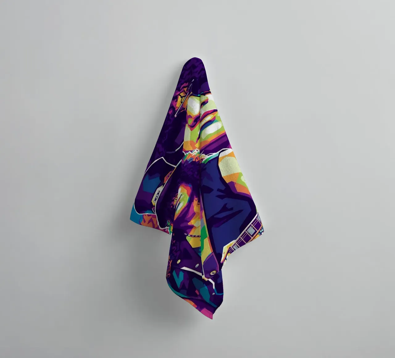 Slash - WPAP art style (1) towel by Hantamrata