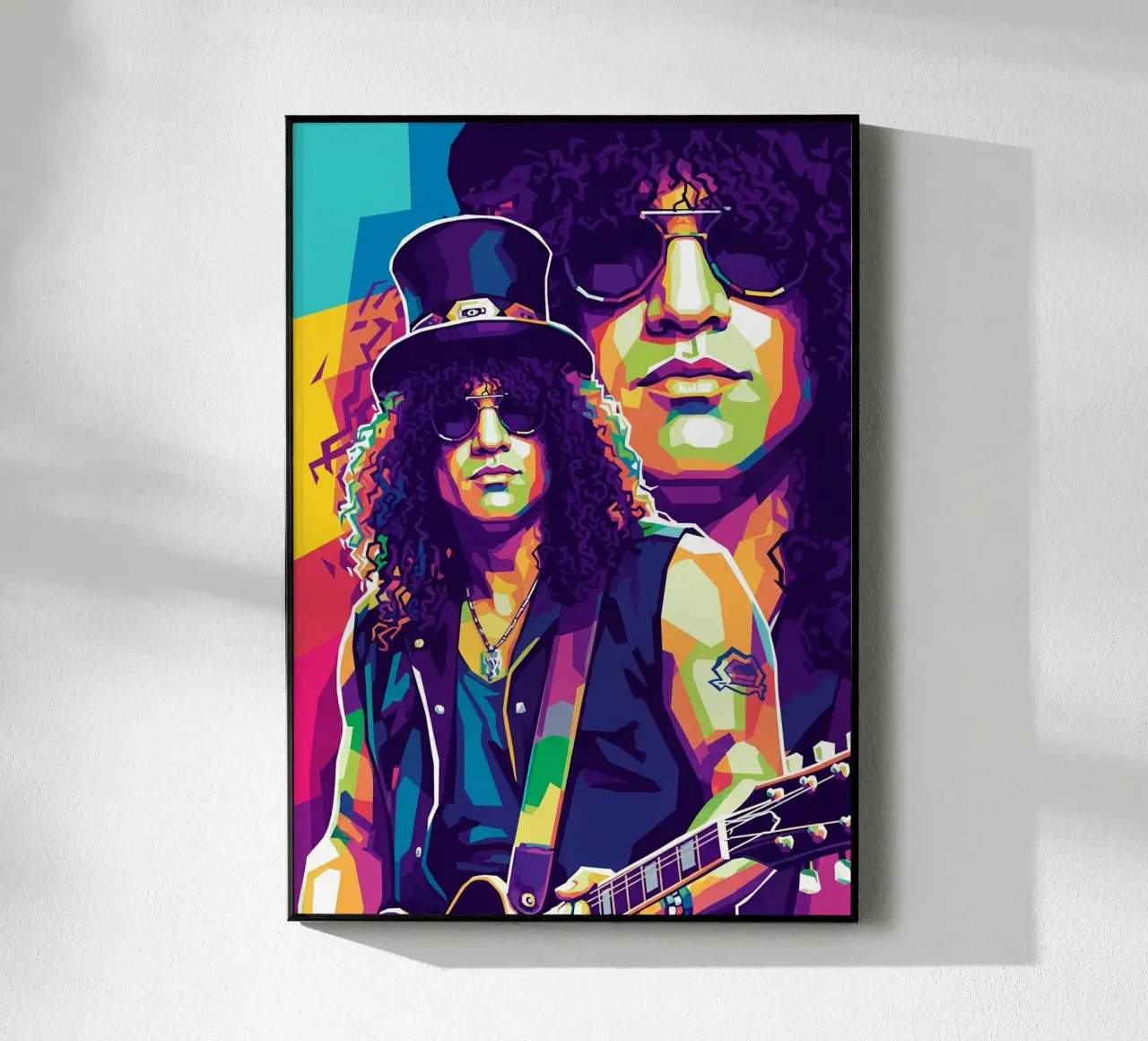Slash - WPAP art style (1) plexiglass da Hantamrata