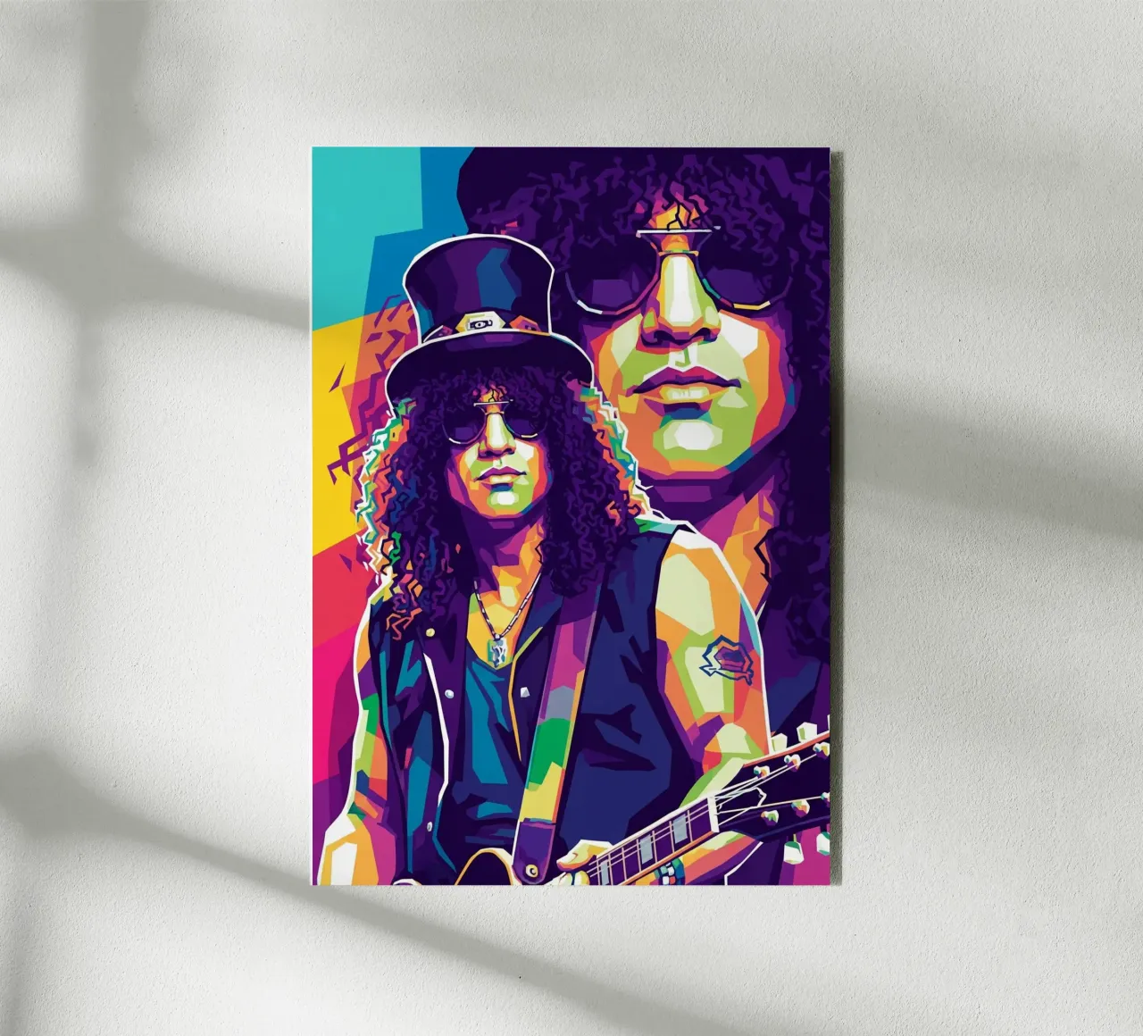 Slash - WPAP art style (1) alluminio dibond da Hantamrata