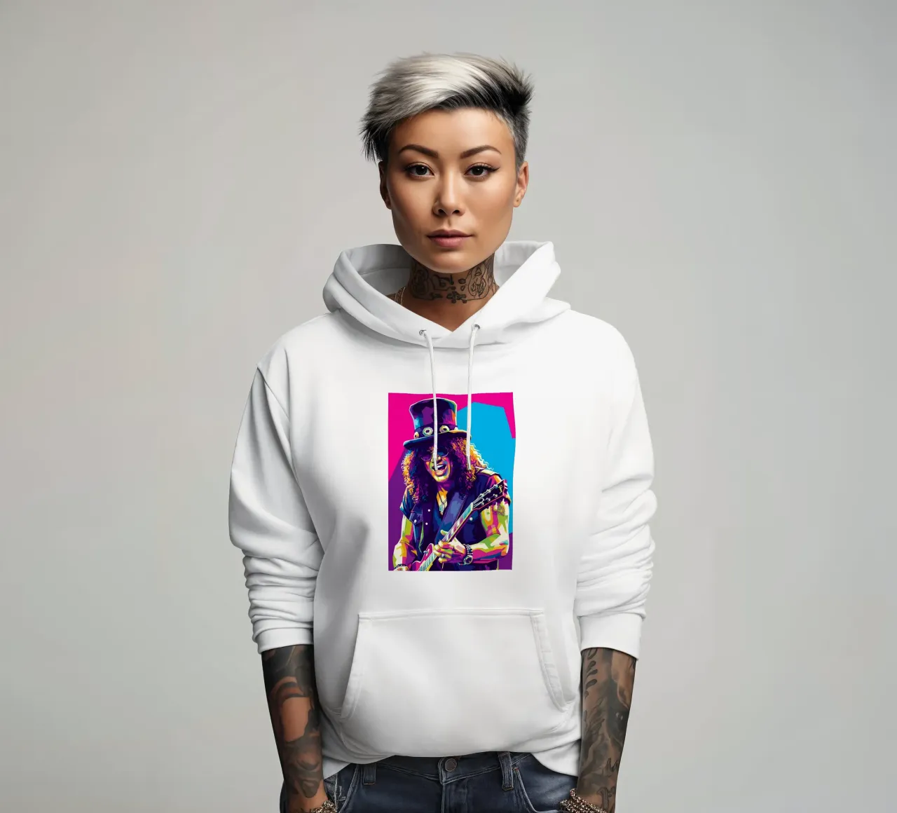 Slash - WPAP art style (2) felpa con cappuccio da Hantamrata