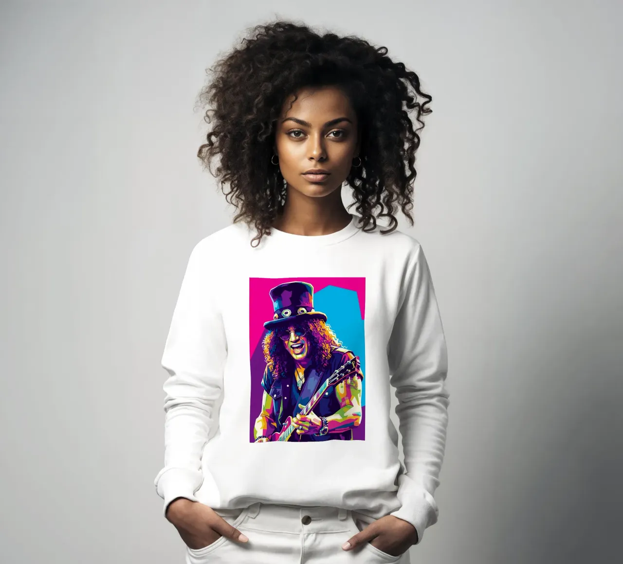 Slash - WPAP art style (2) Sweatshirt von Hantamrata