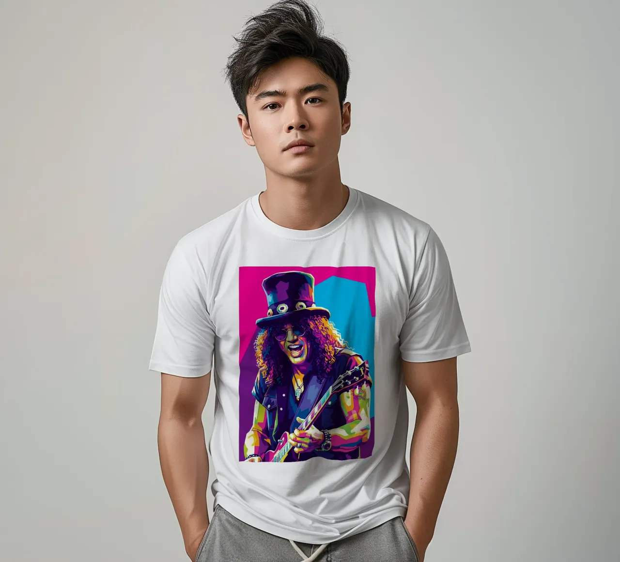 Slash - WPAP art style (2) t-shirt by Hantamrata