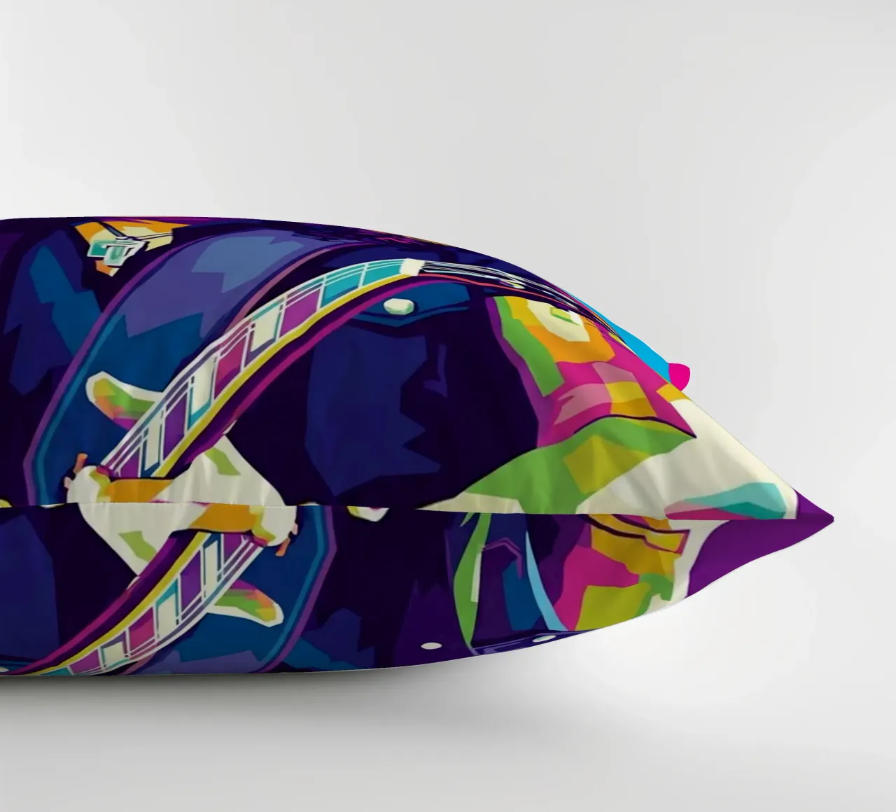 Slash - WPAP art style (2) Kissen von Hantamrata