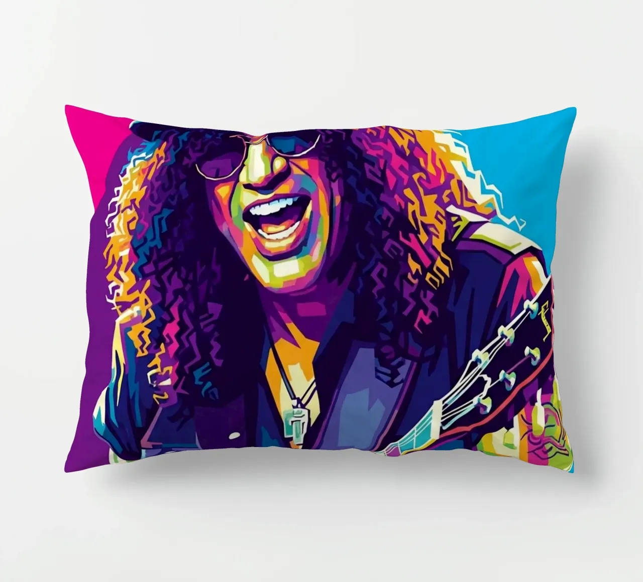 Slash - WPAP art style (2) Kissen von Hantamrata