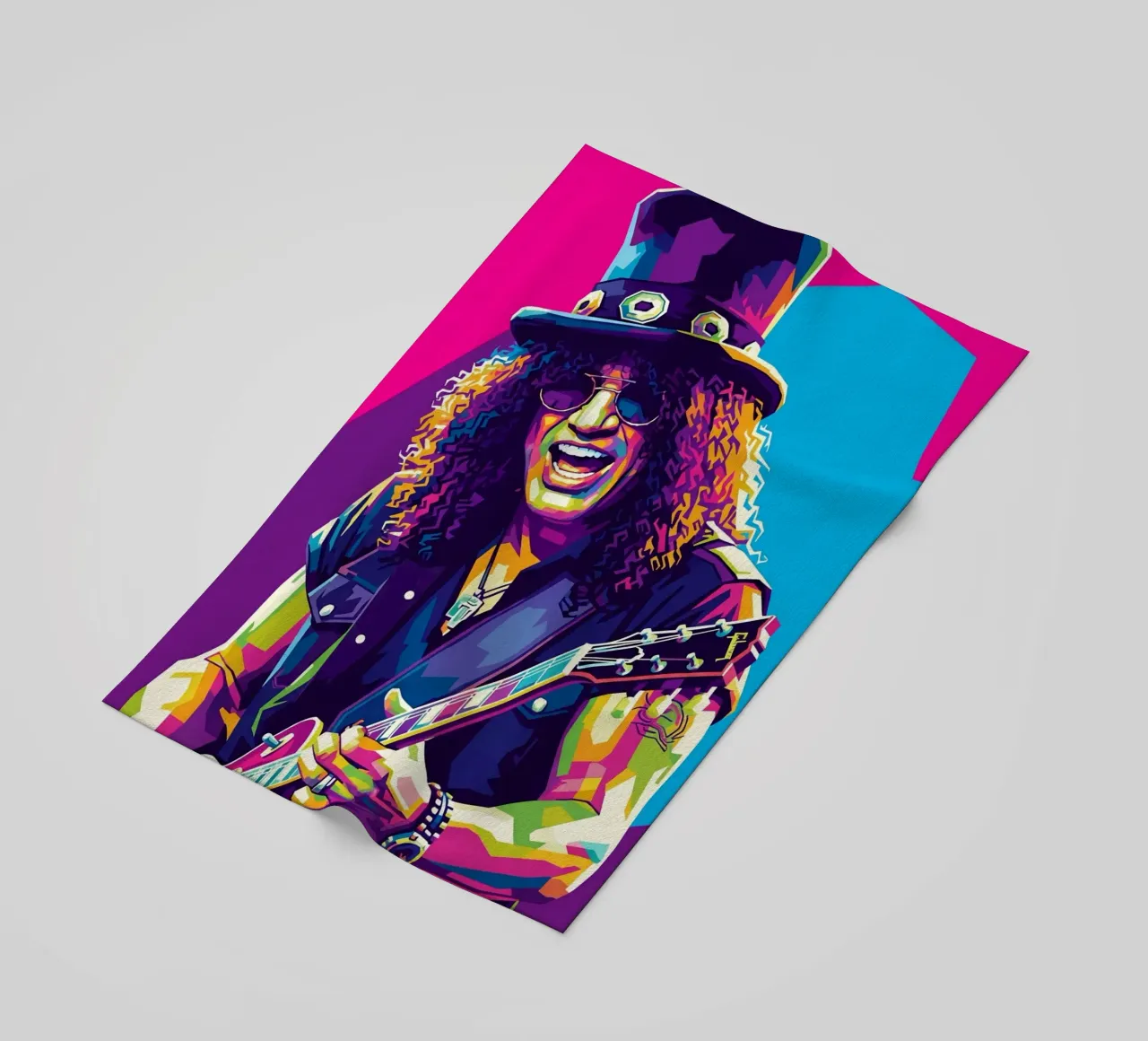Slash - WPAP art style (2) strandhanddoek van Hantamrata