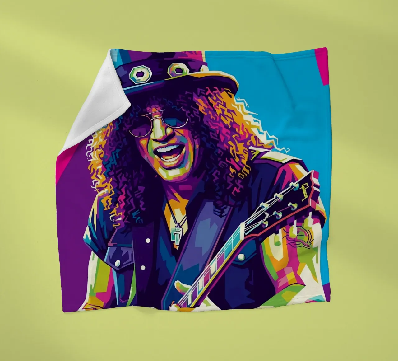 Slash - WPAP art style (2) Fleecedecke von Hantamrata