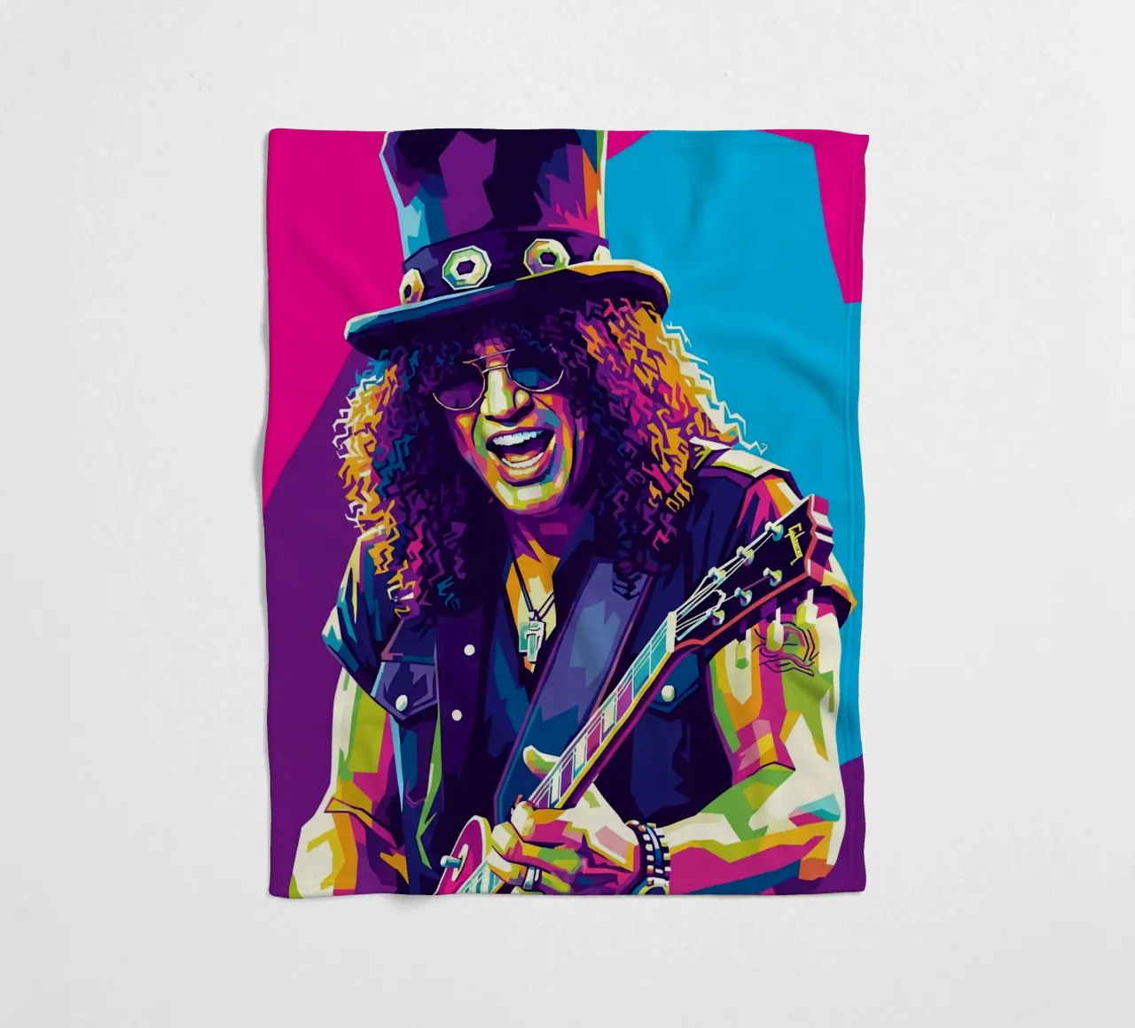 Slash - WPAP art style (2) Fleecedecke von Hantamrata