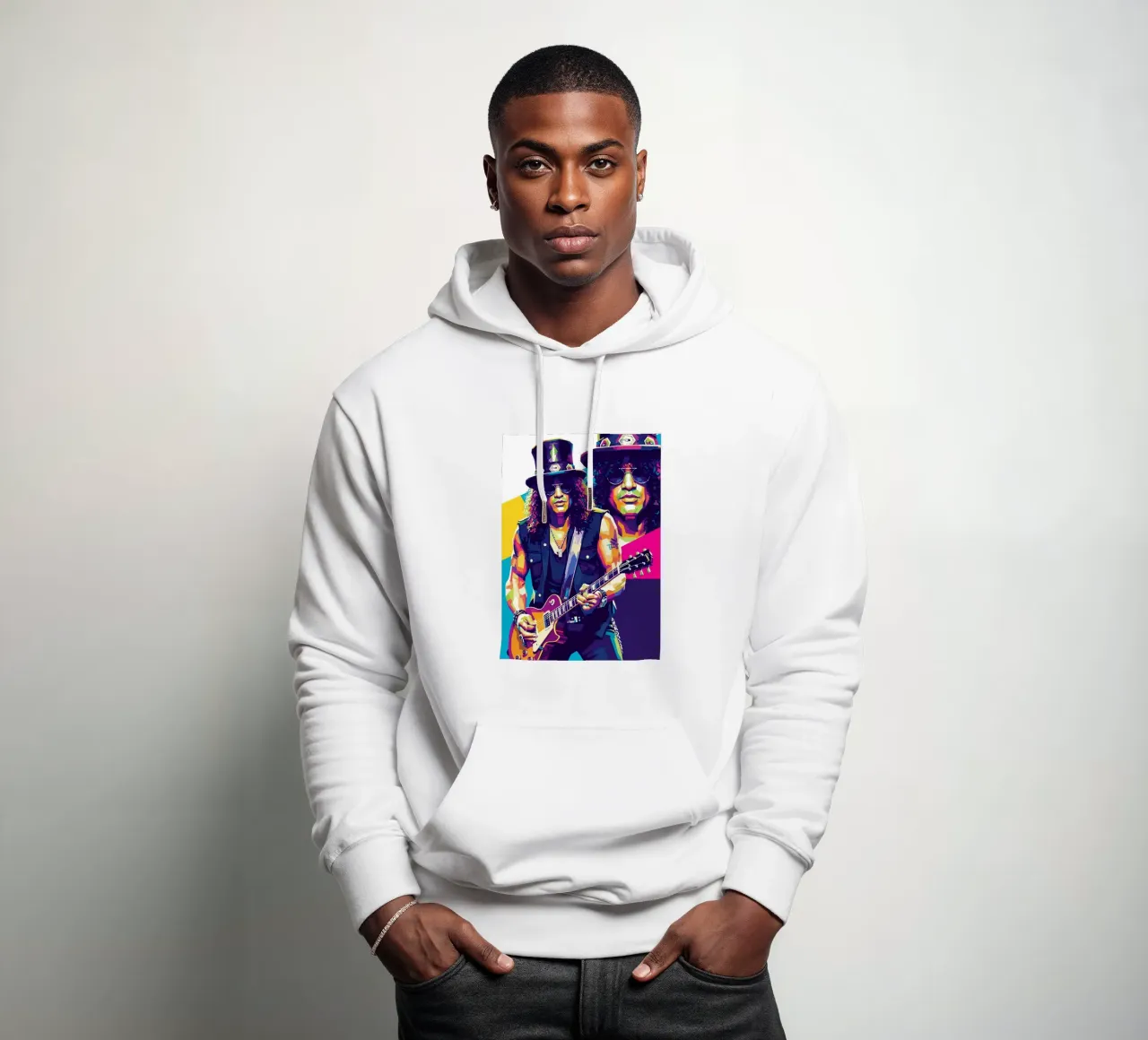 Slash - WPAP art style (3) felpa con cappuccio da Hantamrata