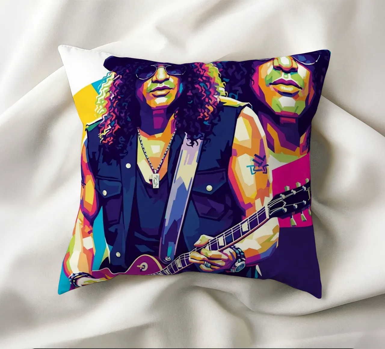 Slash - WPAP art style (3) cuscino da Hantamrata