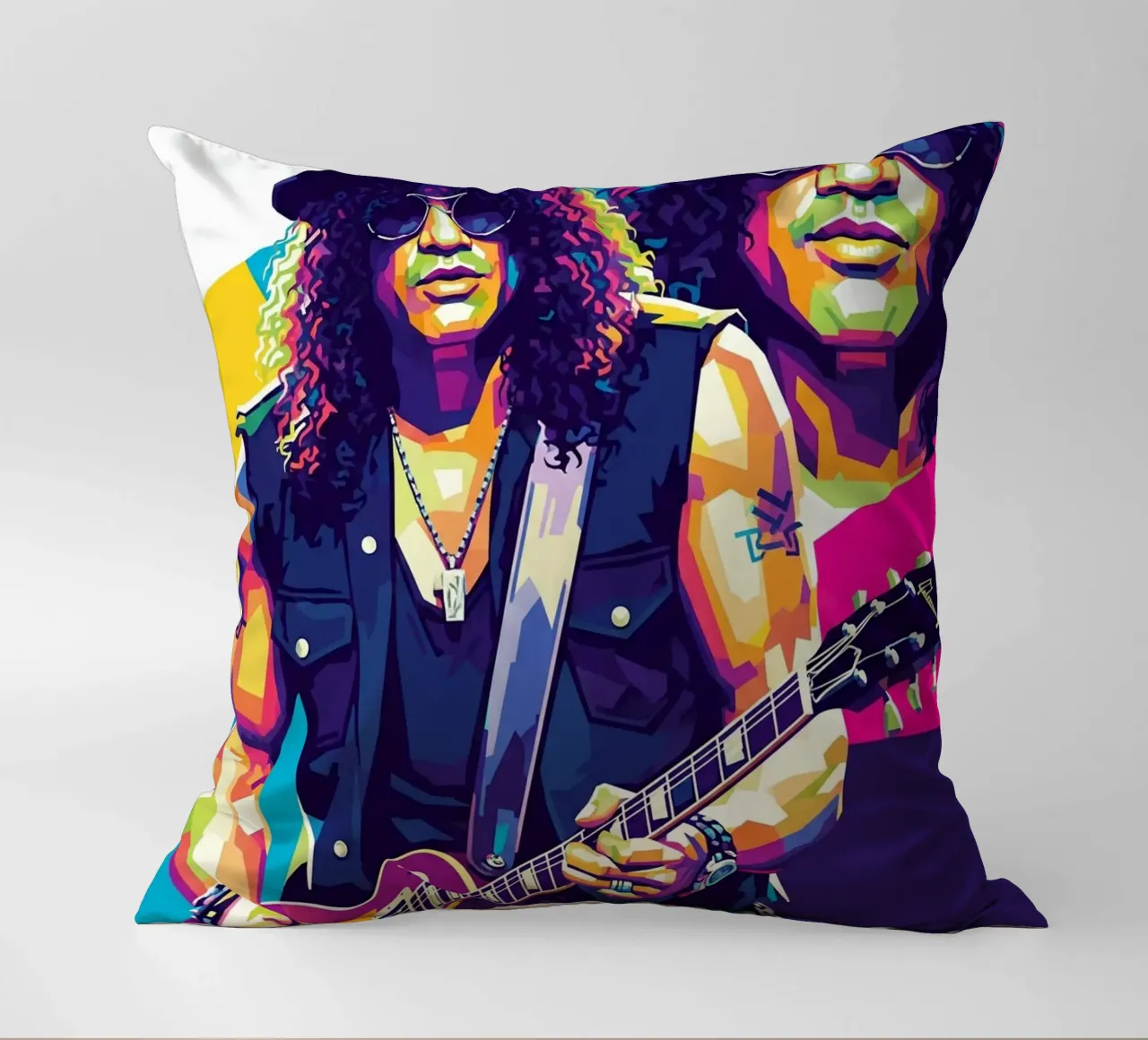 Slash - WPAP art style (3) cuscino da Hantamrata
