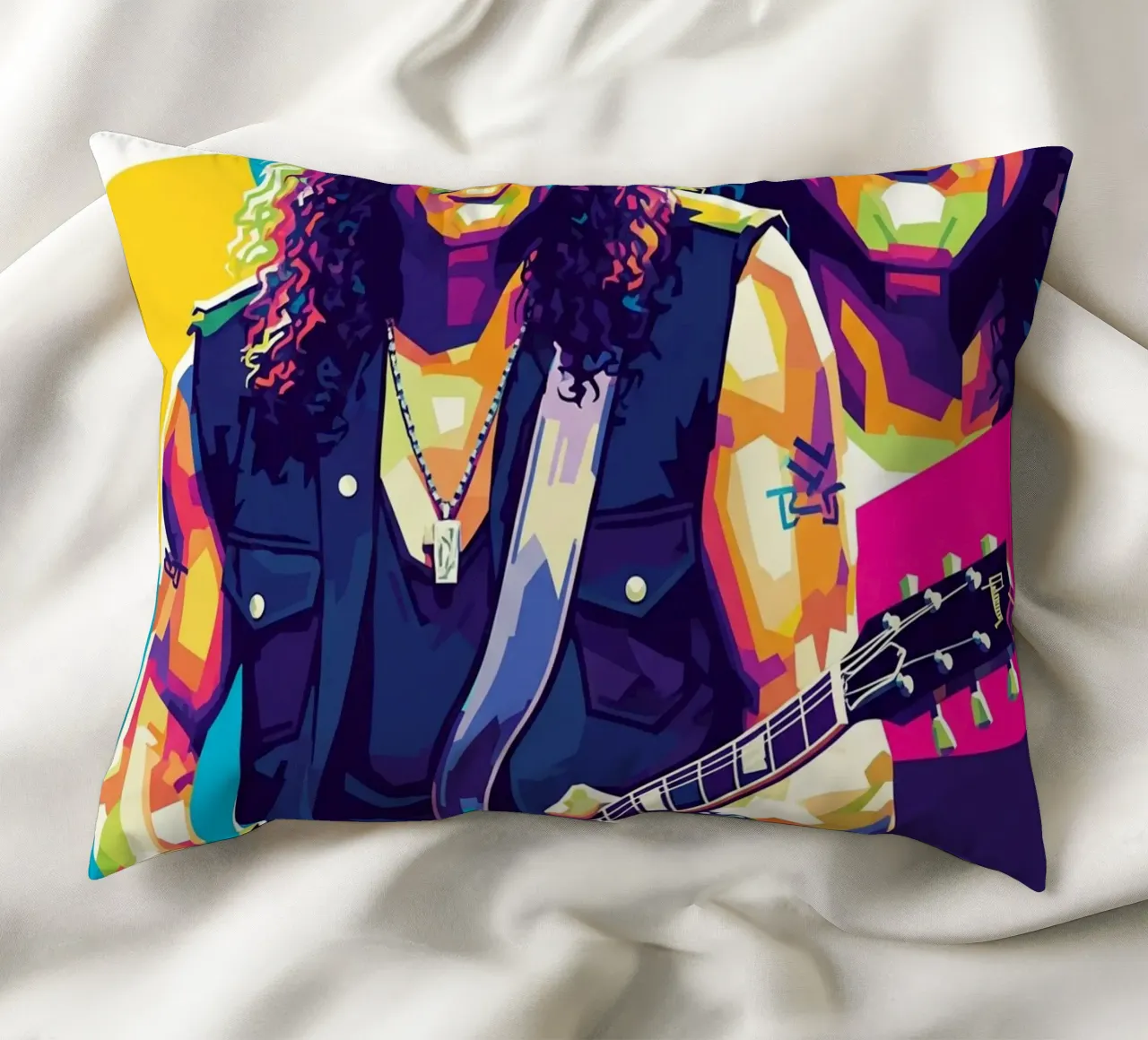 Slash - WPAP art style (3) cuscino da Hantamrata