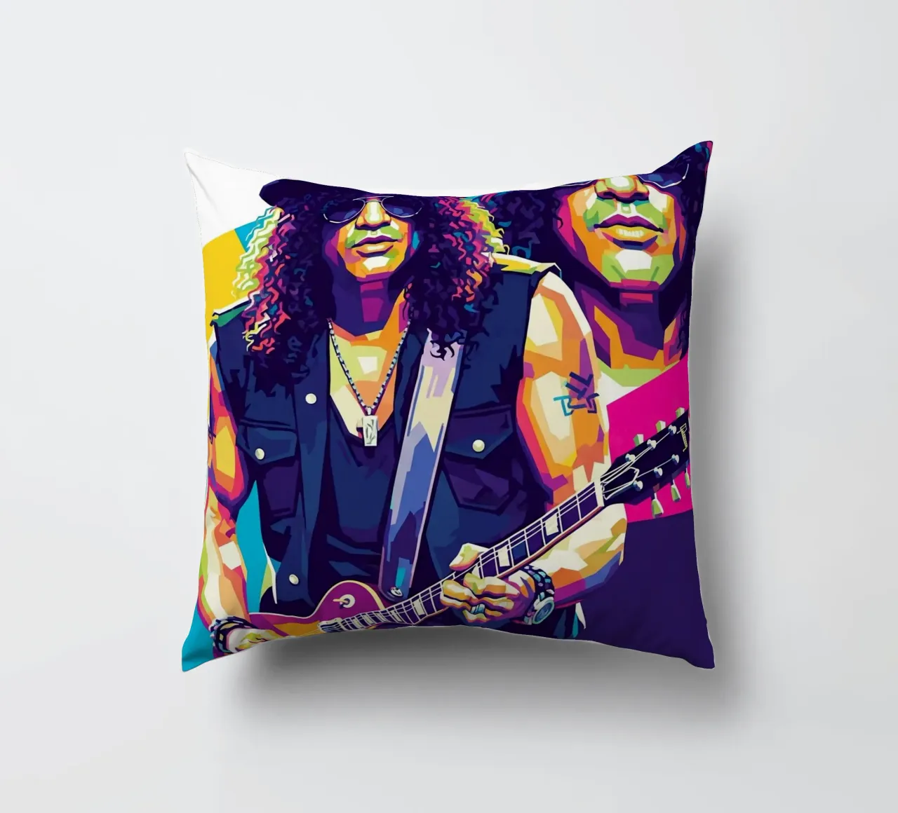Slash - WPAP art style (3) cuscino da Hantamrata