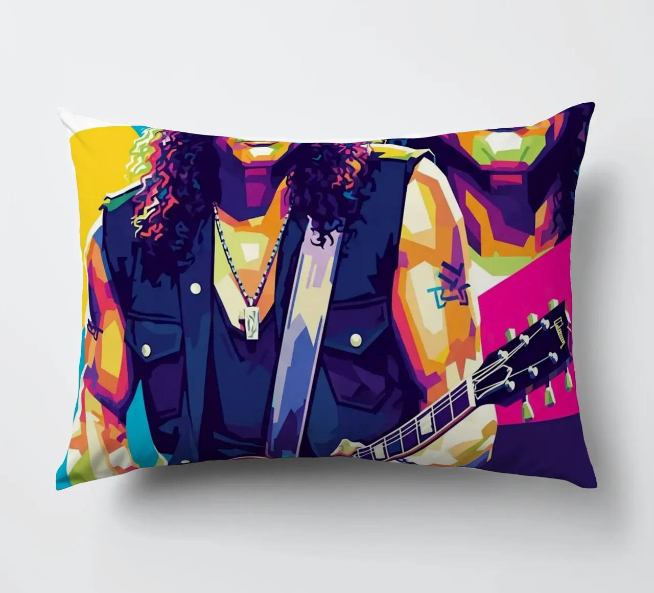 Slash - WPAP art style (3) cuscino da Hantamrata