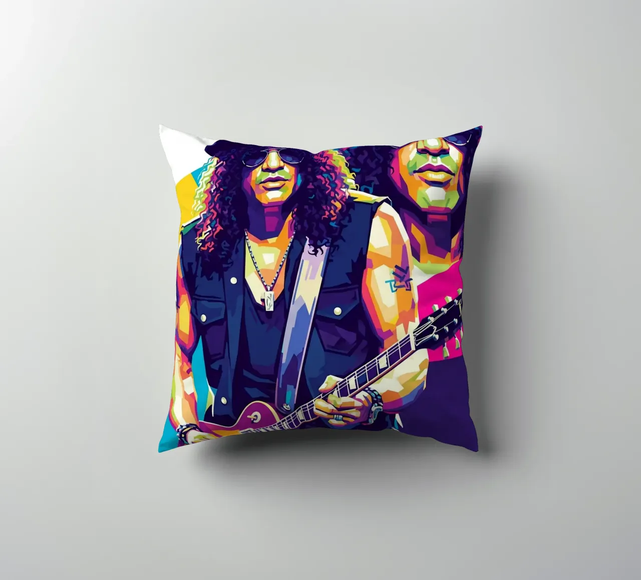 Slash - WPAP art style (3) cuscino da Hantamrata