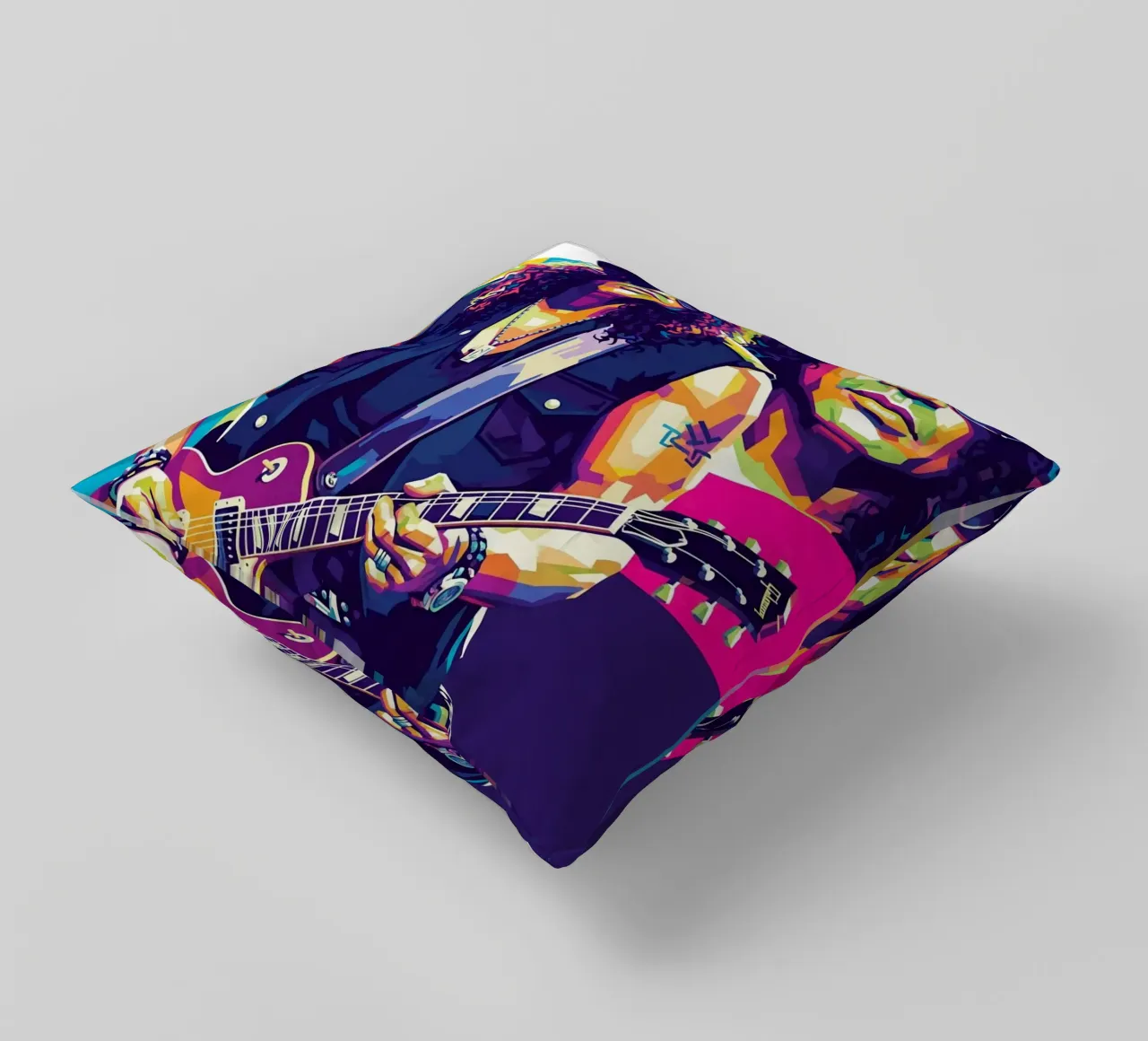 Slash - WPAP art style (3) cuscino da Hantamrata