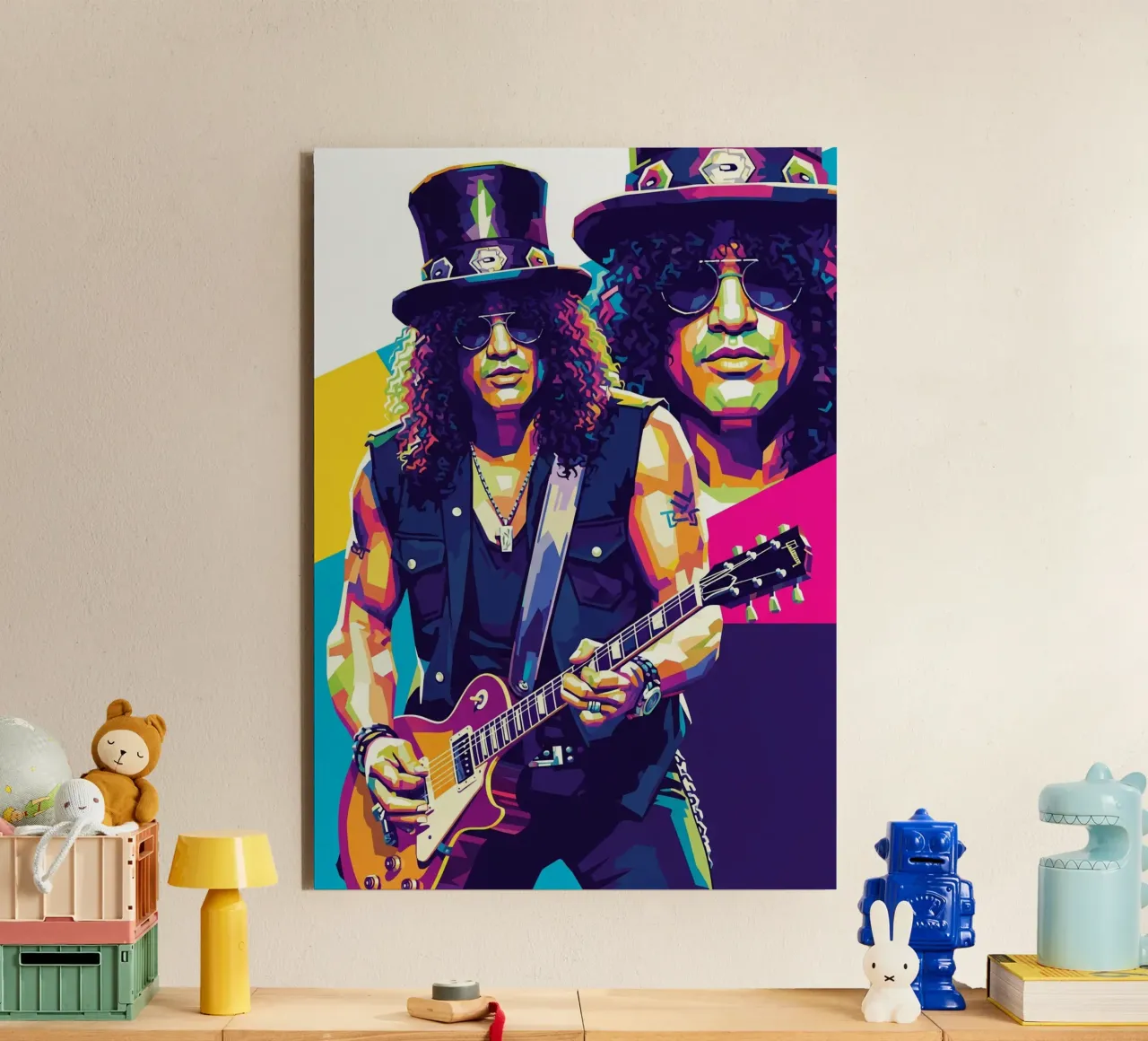 Slash - WPAP art style (3) alluminio dibond da Hantamrata