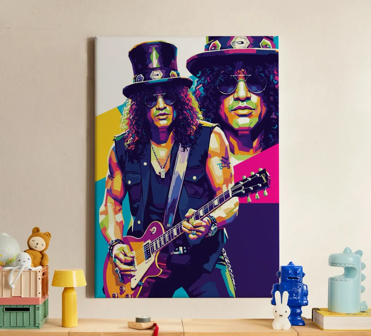 Slash - WPAP art style (3) tela da Hantamrata