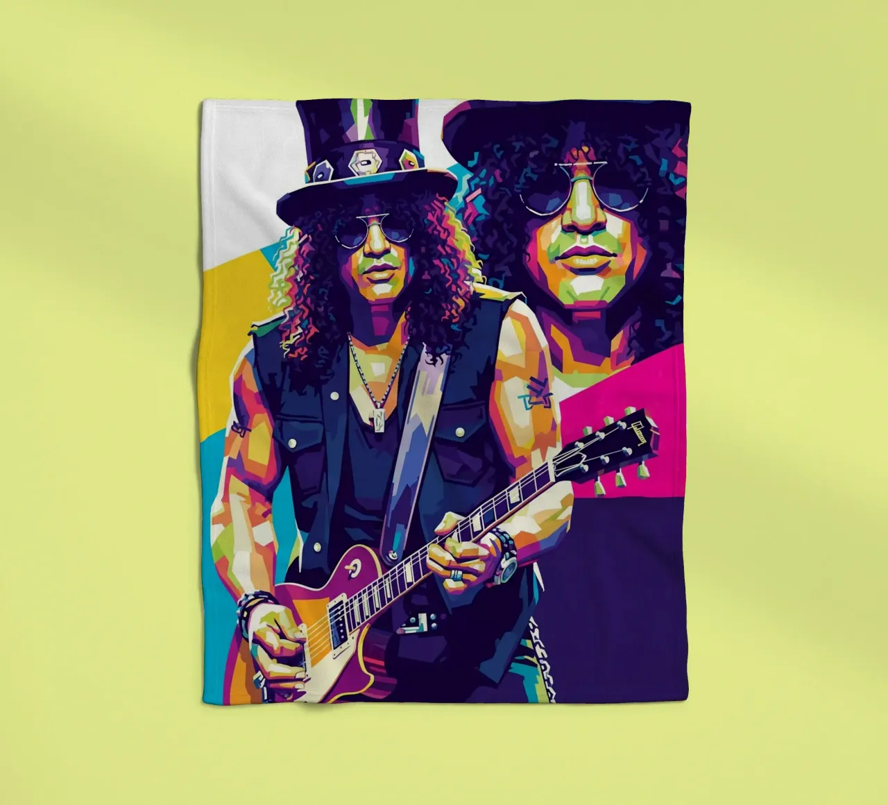 Slash - WPAP art style (3) coperta in pile da Hantamrata