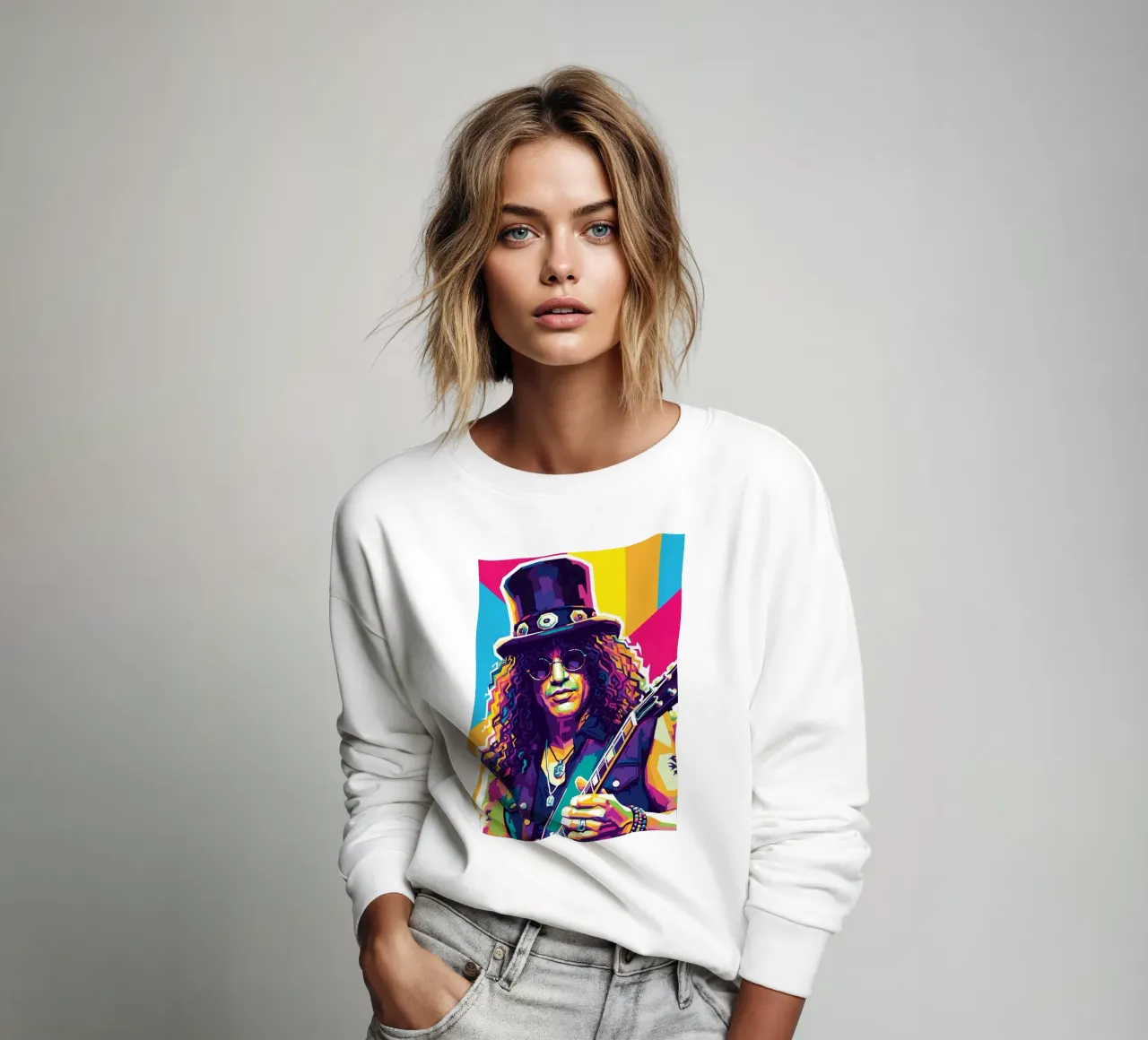 Slash - WPAP art style (4) Sweatshirt von Hantamrata