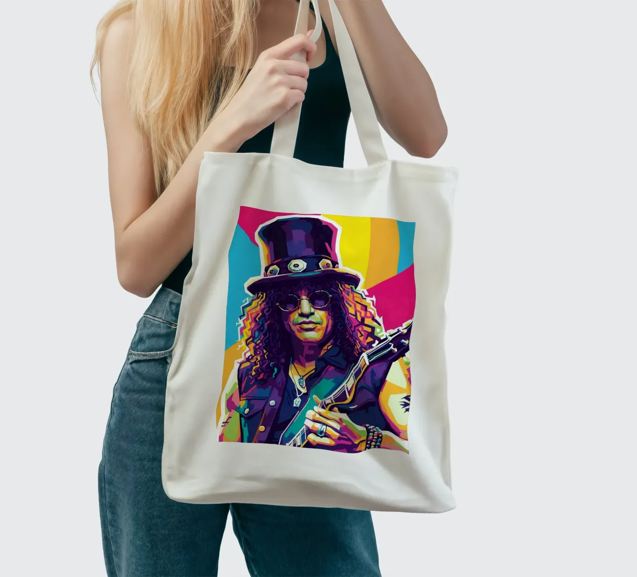 Slash - WPAP art style (4) borsa in juta da Hantamrata