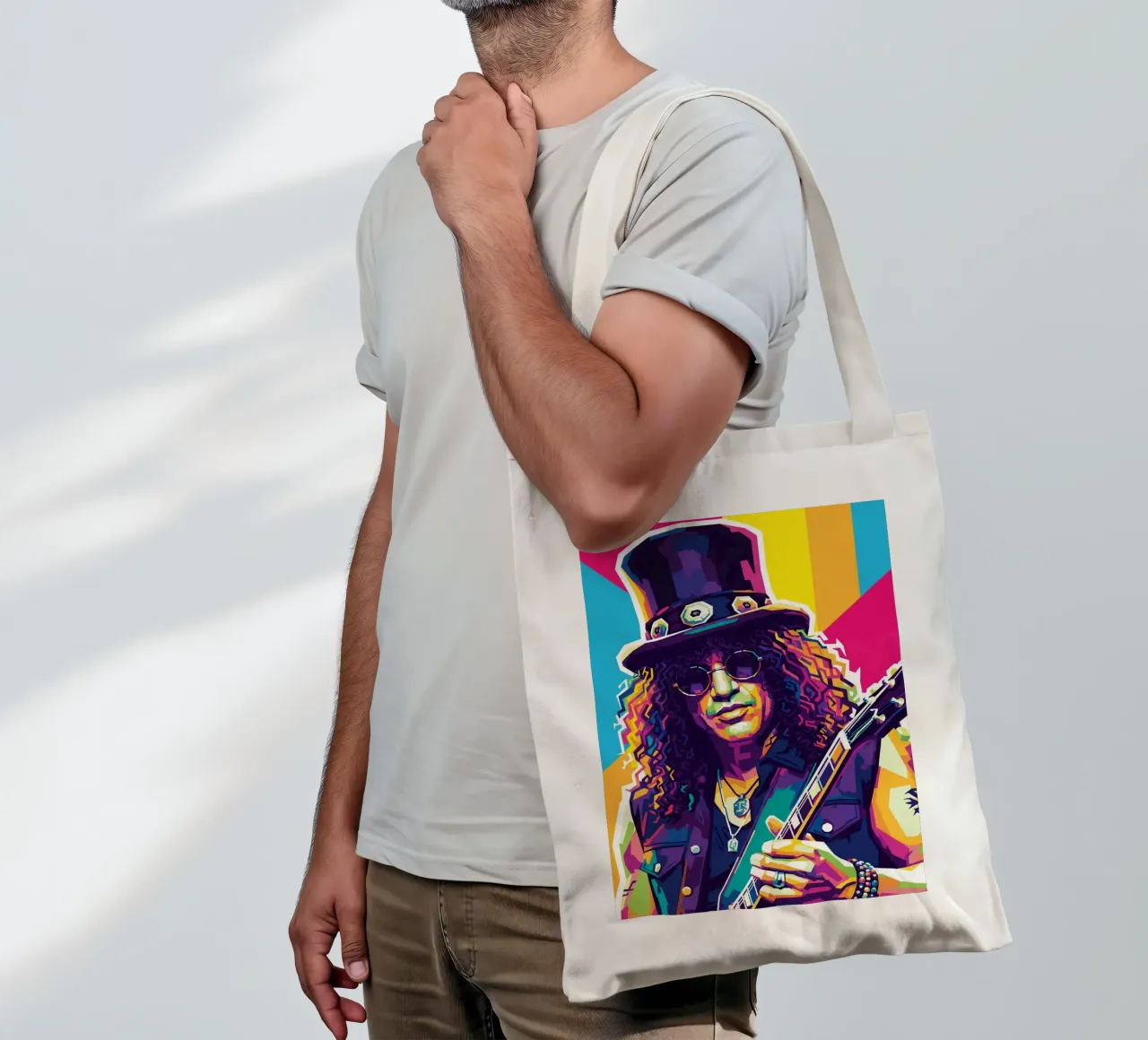 Slash - WPAP art style (4) borsa in juta da Hantamrata