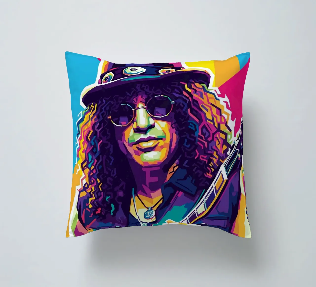 Slash - WPAP art style (4) cuscino da Hantamrata