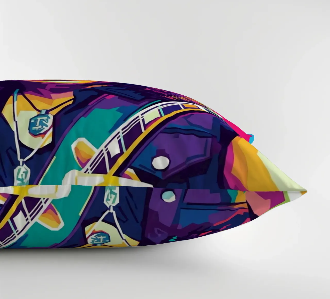 Slash - WPAP art style (4) cuscino da Hantamrata