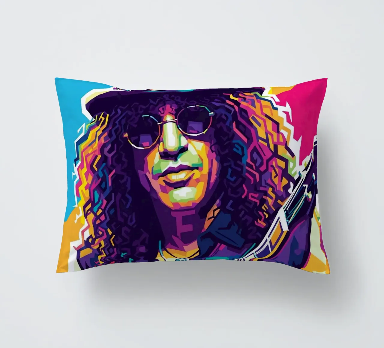 Slash - WPAP art style (4) cuscino da Hantamrata