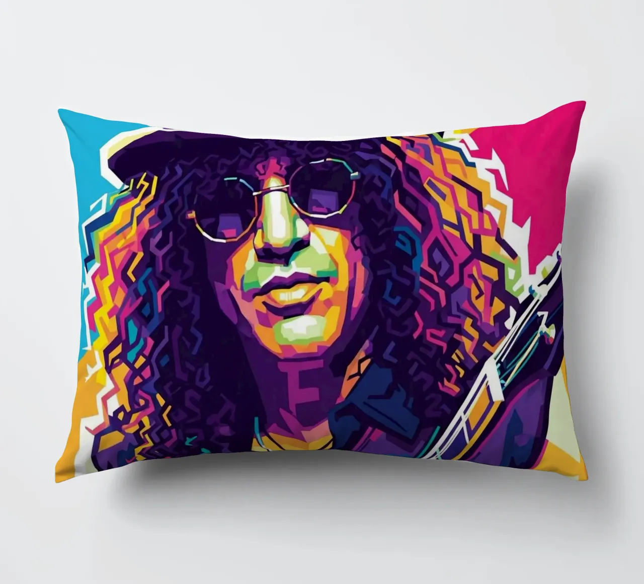 Slash - WPAP art style (4) cuscino da Hantamrata