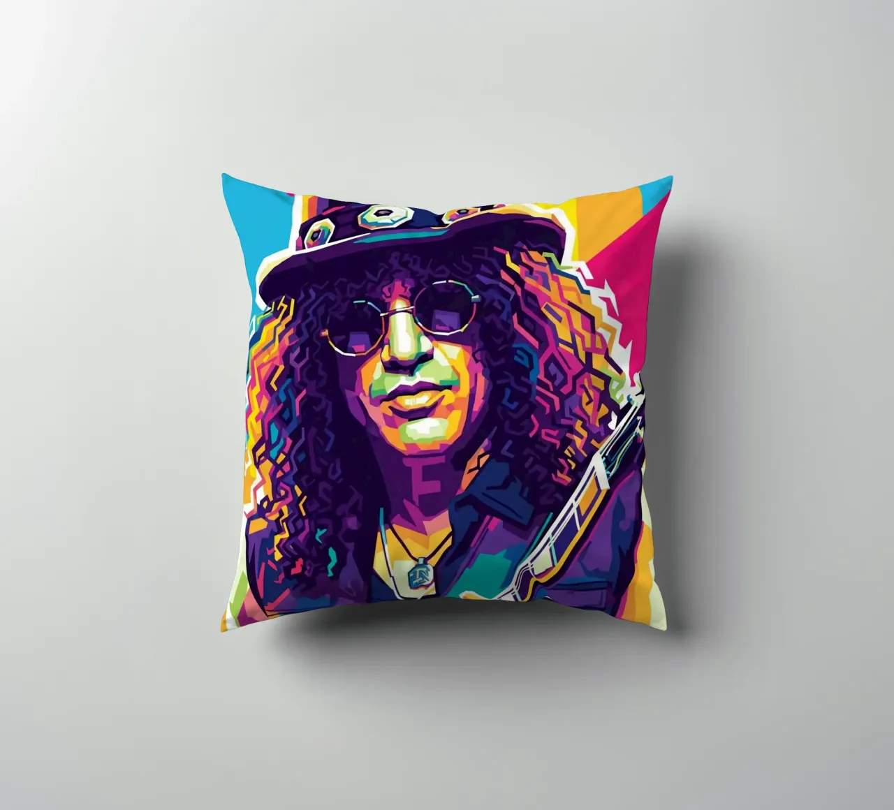 Slash - WPAP art style (4) cuscino da Hantamrata