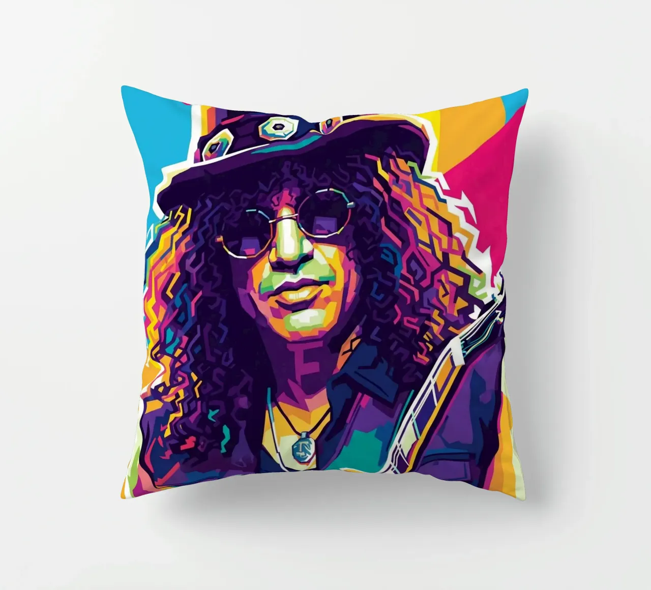 Slash - WPAP art style (4) cuscino da Hantamrata