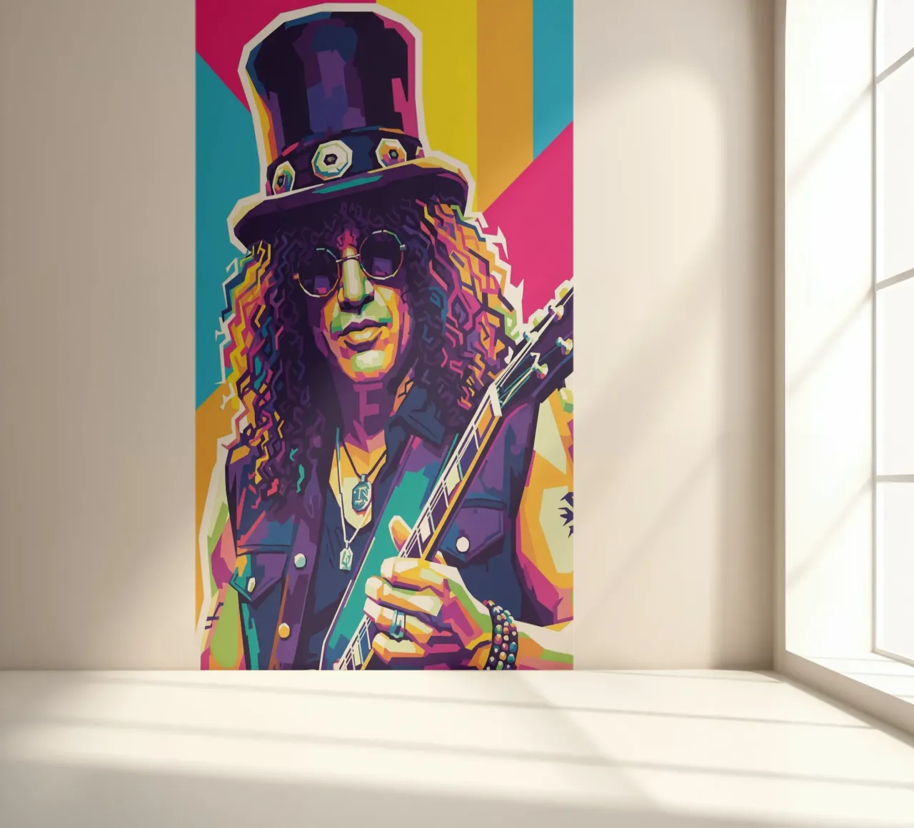 Slash - WPAP art style (4) Fototapete von Hantamrata