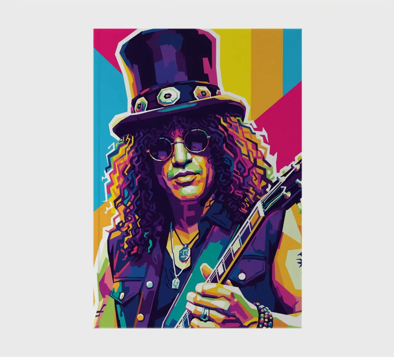 Slash - WPAP art style (4) notebook by Hantamrata