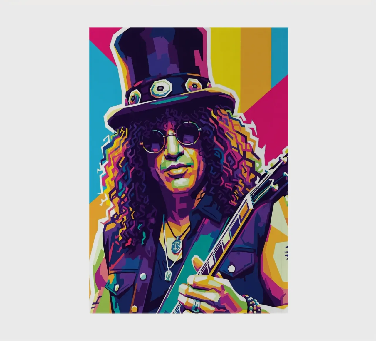 Slash - WPAP art style (4) notebook by Hantamrata