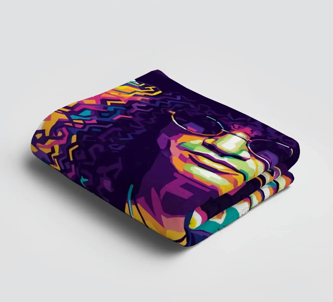 Slash - WPAP art style (4) towel by Hantamrata