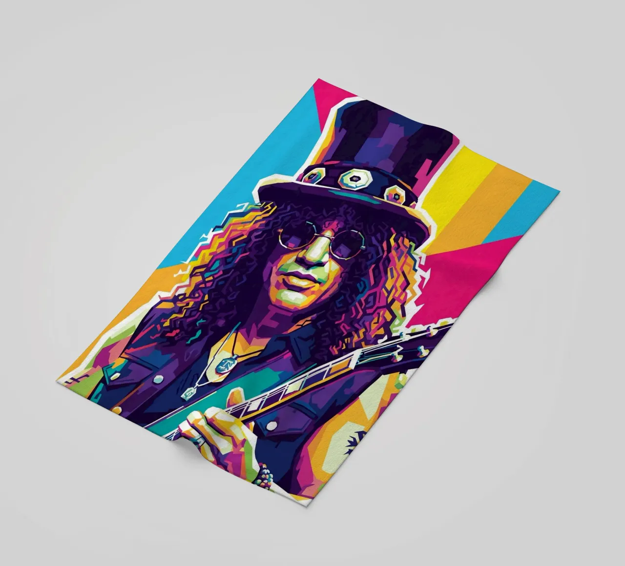 Slash - WPAP art style (4) strandhanddoek van Hantamrata