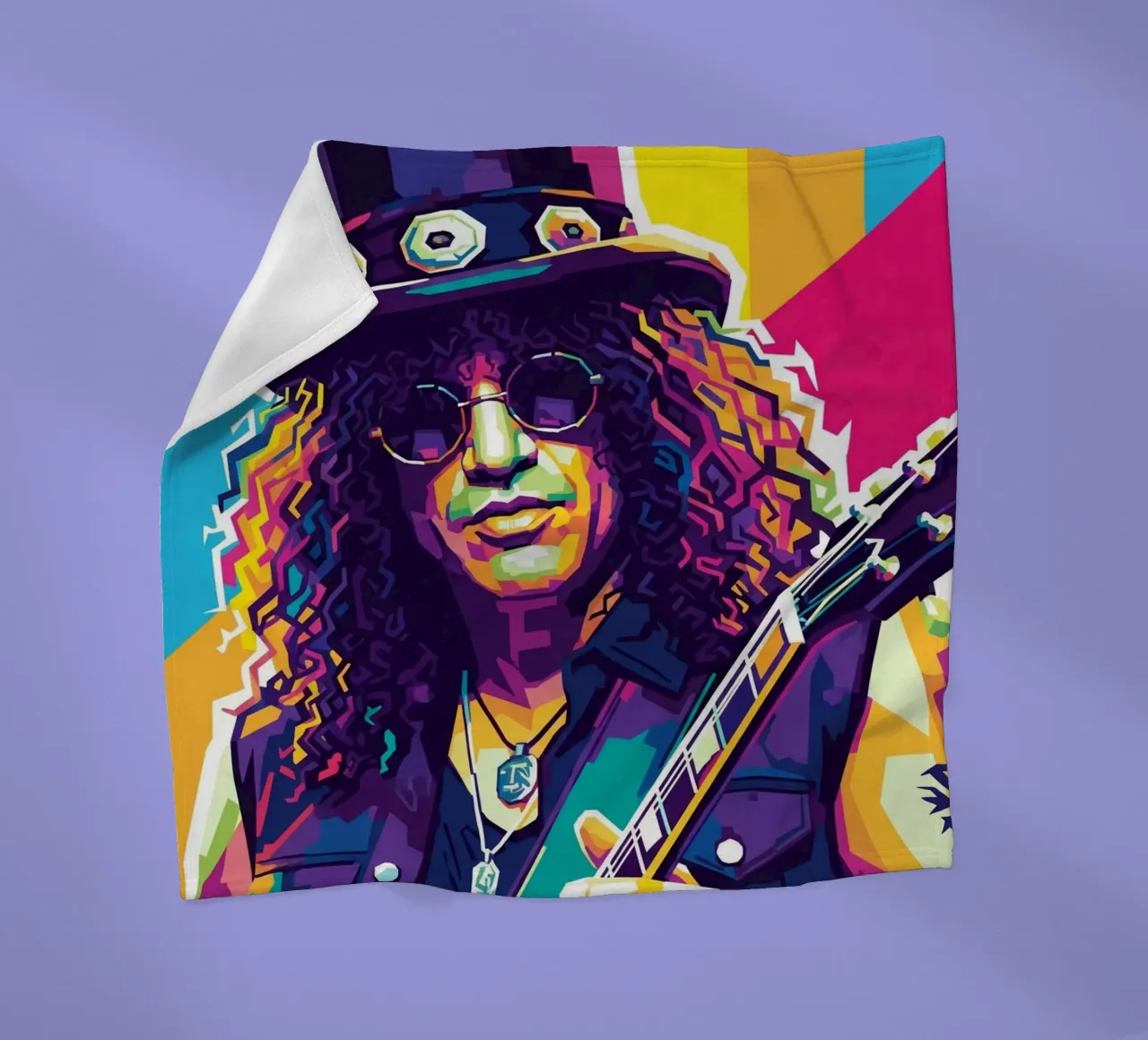 Slash - WPAP art style (4) Fleecedecke von Hantamrata