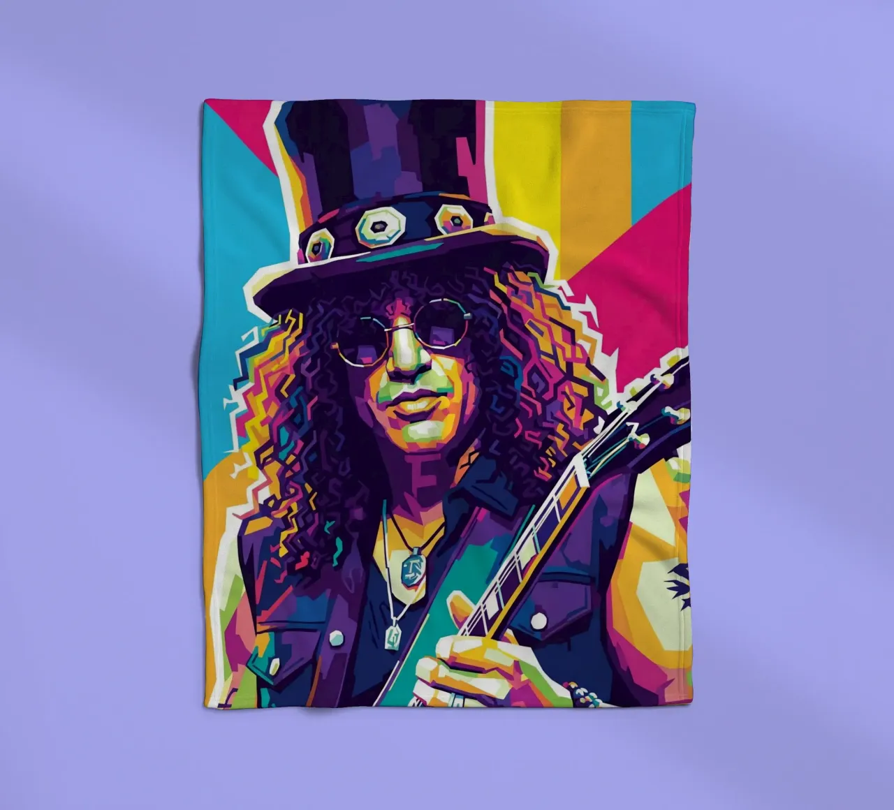 Slash - WPAP art style (4) Fleecedecke von Hantamrata