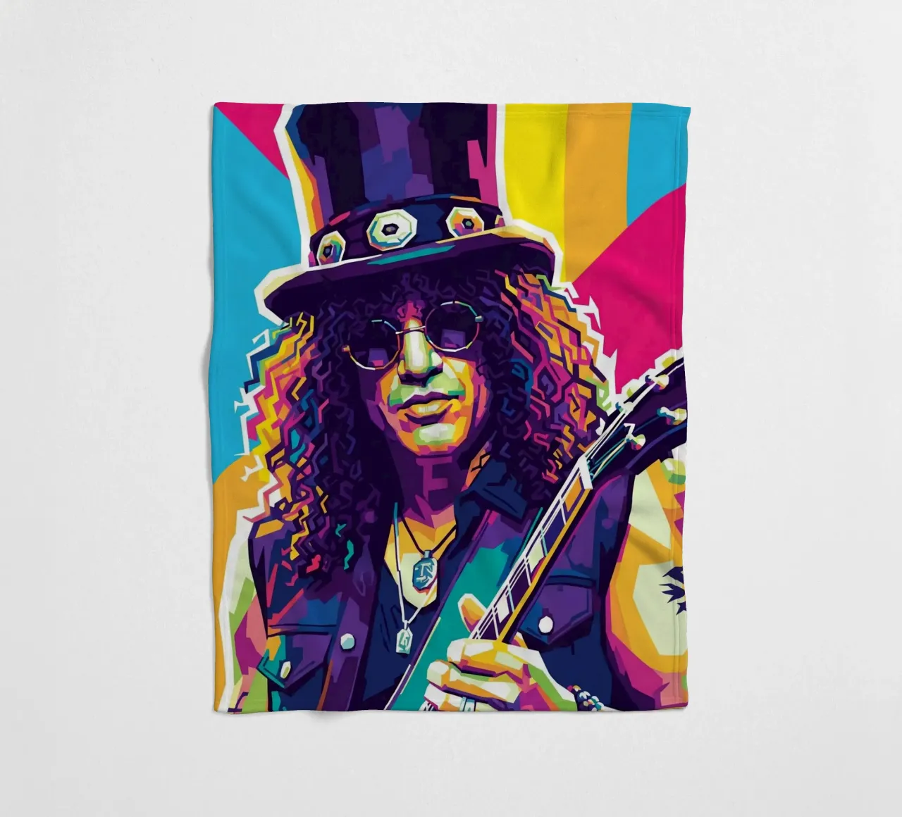 Slash - WPAP art style (4) Fleecedecke von Hantamrata