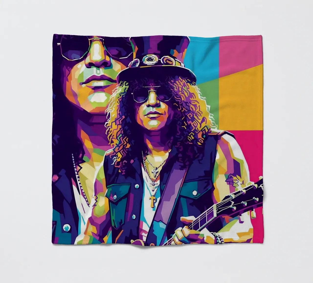 Slash - WPAP art style (5) Fleecedecke von Hantamrata
