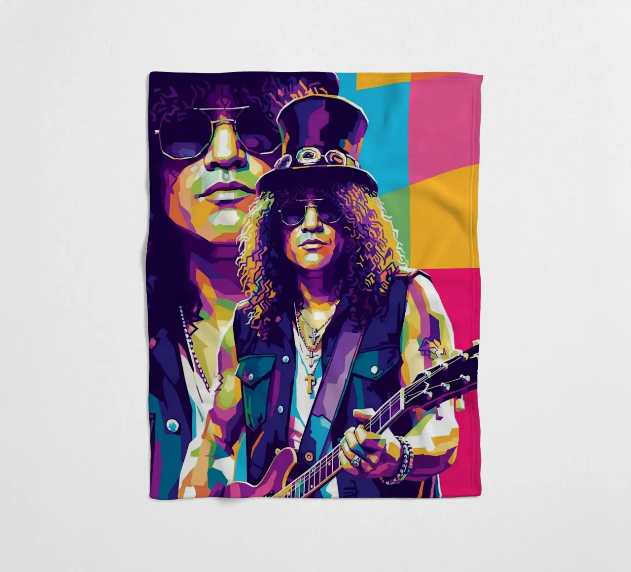 Slash - WPAP art style (5) Fleecedecke von Hantamrata