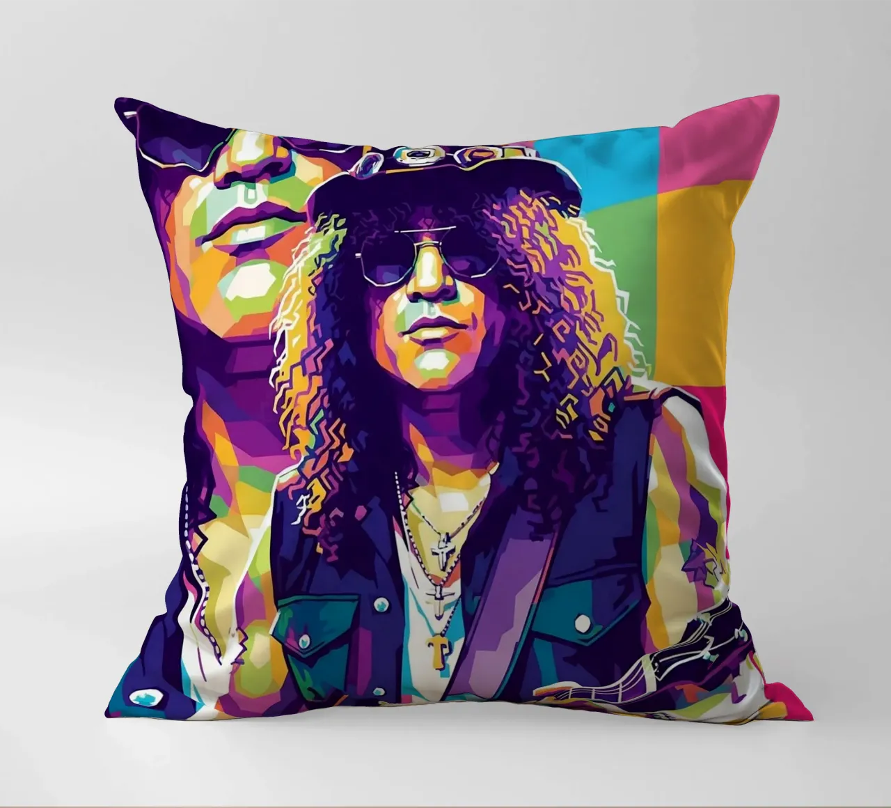 Slash - WPAP art style (5) cuscino da Hantamrata