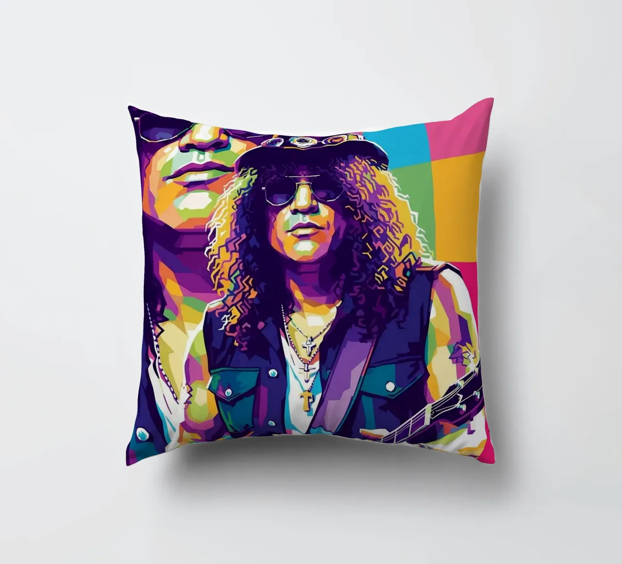 Slash - WPAP art style (5) cuscino da Hantamrata